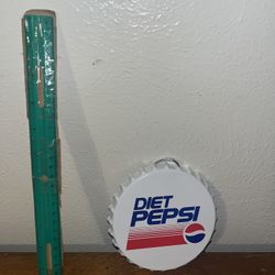 Diet Pepsi Metal Bottle Cap Decoration 