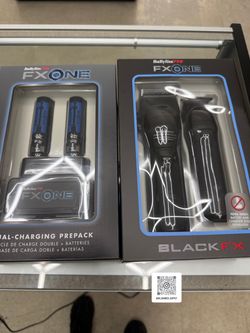 BaBylissPRO FX One BlackFX Clipper & Dual Charging Prepack