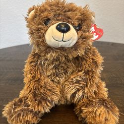 TY Classic Plush 15 Inch Montana Brown Bear New With Tags