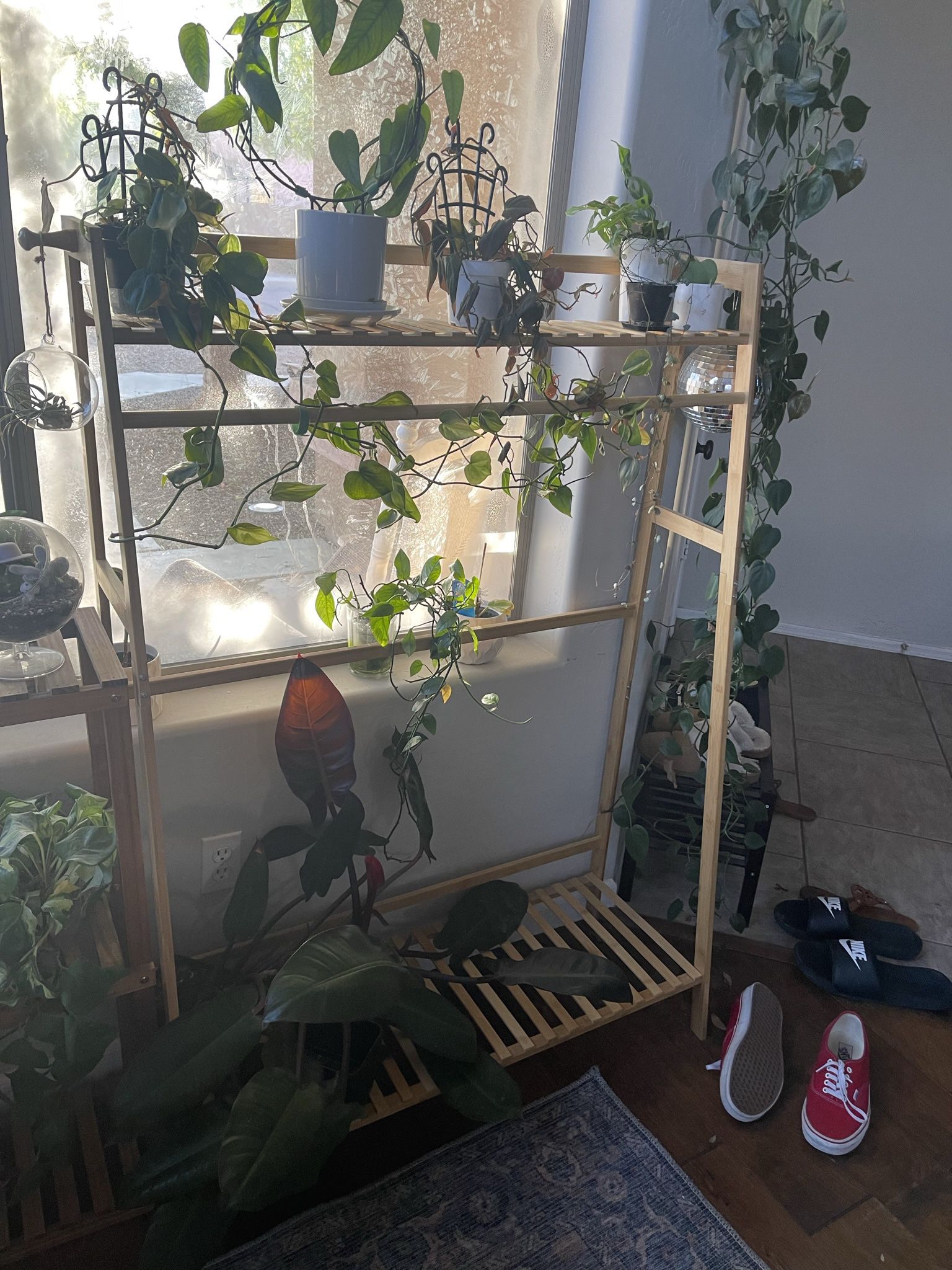 Bamboo Plant Stand/clothing Rack 
