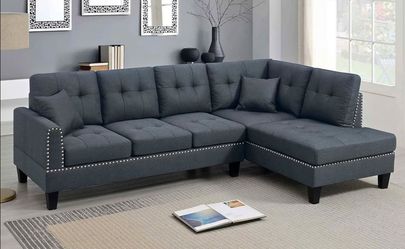 BRAND NEW 2PCS SECTIONAL SOFA SET WITH ACCENT PILOWS INCLUDED $345