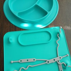 Busy Baby Mat with Toy Straps And Food Tray Mat