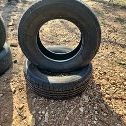 4   15 " Passenger Or Trailor Tires 2 New 2 Used