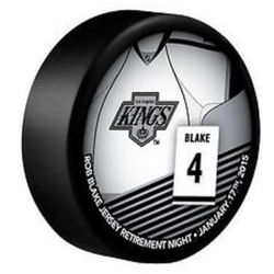 Rob Blake jersey retirement night