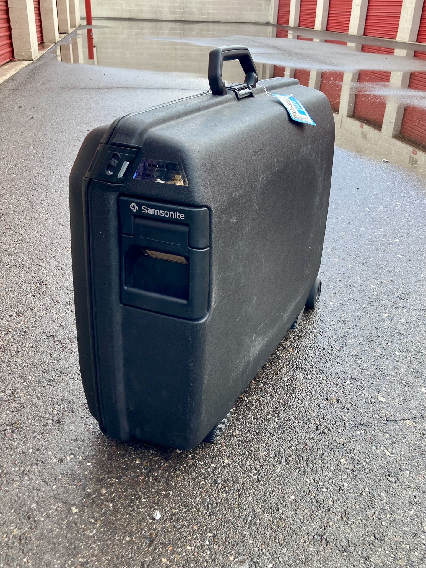 1996 SAMSONITE OYSTER XL HARD SIDED SUITCASE LUGGAGE