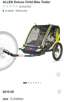Allen Sports 2 Kid Bike Trailer Like NEW