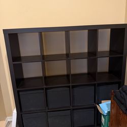 16 cube ikea storage organizer with 8 cubes