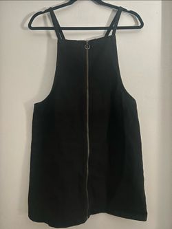 Overall denim dress