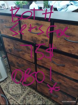 ONLY 75$for both!!!Light weight dresser drawers (set of 2)