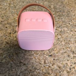 Pink Miniature Speaker