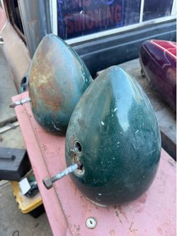 1930s, 40s headlight buckets /bullets