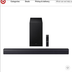 Samsung 2.1Ch Soundbar + Wireless Subwoofer – DTS Virtual:X, HDMI ARC, Bluetooth
