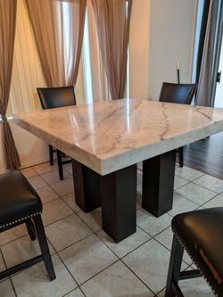 Very heavy marble table