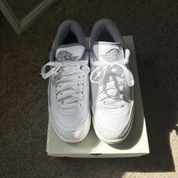 Jordan 2 Low White Cement