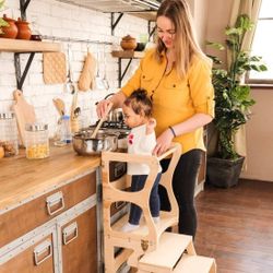 Convertable Kitchen Tower & Learning Desk
