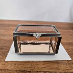 Glass Trinket Box