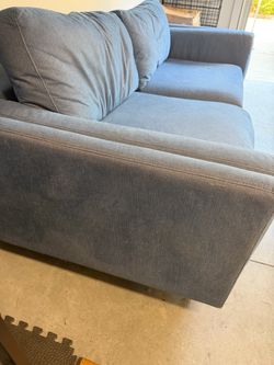 Blue Denim Style Couch