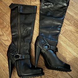 Vintage Black Boots 