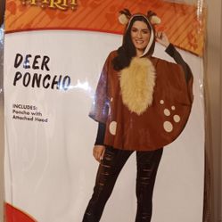 Deer Costume Adult One Size Fits All 
