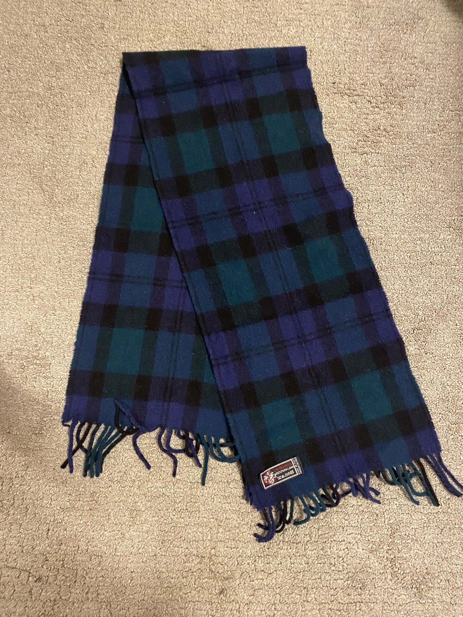 Vintage Scarf 100% Lambswool