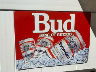 Bar sign Budweiser