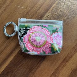 Vera Bradley Coin Purse & Keychain - Olivia Pink