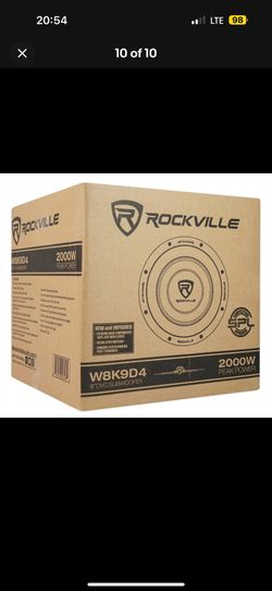Rockville W8K9D4 8" Inch 2000w Peak 
