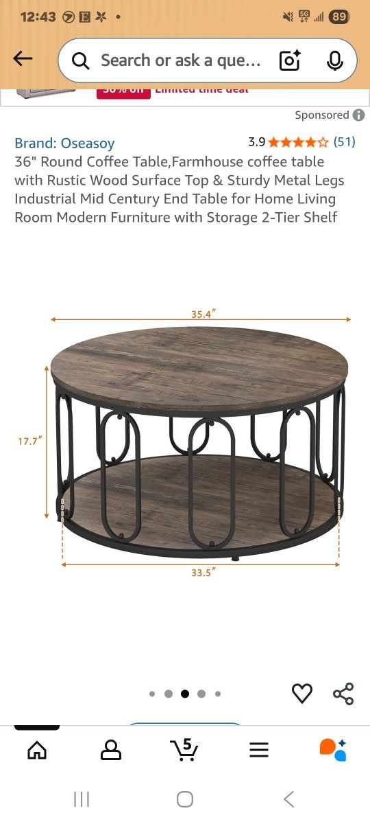 Round Coffee Table