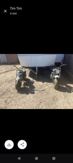 2 mini bikes  $750