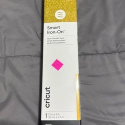 Cricut Smart Iron-On Glitter Gold 13 in x 9 ft