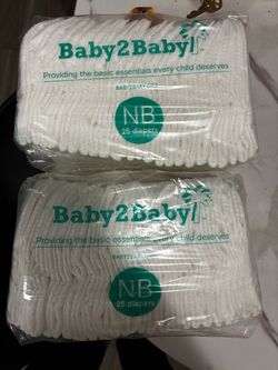 Brand new (newborn) diapers