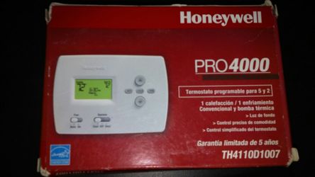 Honeywell Pro 4000 thermostat