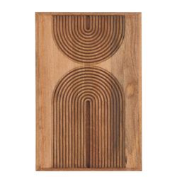 Natural Wood Arches Panel Wall Decor