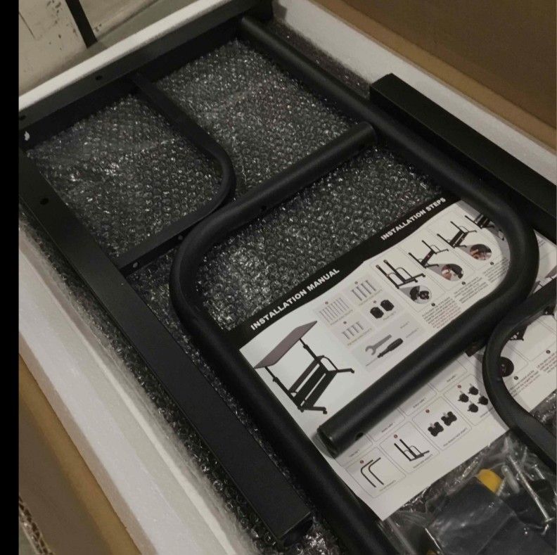 Adjustable Height Mobile Computer Desk for Small Space Rolling