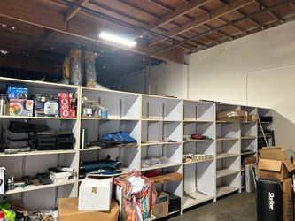Large White Shelves