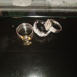 40 Sterling Silver Rings. Sz 7