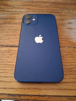 Unlocked iPhone 12 mini blue 64gb