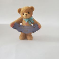 Cherished Teddies Millenium 2000 Bear 663883A Avon Exclusive 1999 vintage

NO CERTIFICATE because it is Avon limited edition

Bear holding 2000 banner