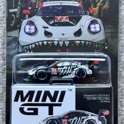 Mini GT Porsche 911 GT3 R #77 Skeleton 