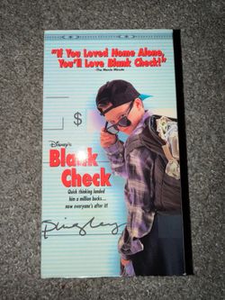 Blank Check VHS