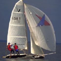 Vanguard vector sailboat skiff