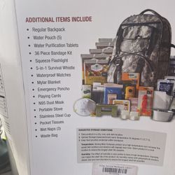 2 - Brand new Survival Backpack Kits