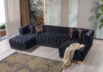 Velvet Sectional Brand New , Delivery Available  Same Day