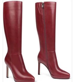 Burgundy Boots