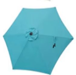 FLAME&SHADE Patio Umbrella Outdoor with Push Button Tilt, 10 ft Beige UV Protection, Waterproof, Large Porch Deck Umbrella for Pool, Table, Garden, Ba