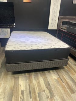 ⭐ Comfortable Mattress for Hardworking Families + Bed Frame ( Metal) + Box Spring - Pay After Delivery 🚚