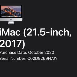 iMac (21.5-inch 2017)