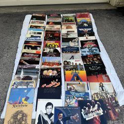 65 Classic Rock Vinyl Records 
