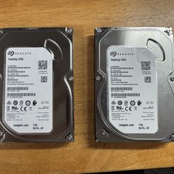 Seagate 1TB Desktop Hard Drive $15 Each 
