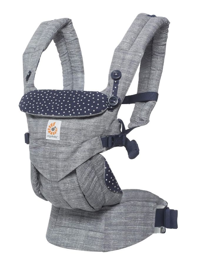Ergobaby Omni 360 All-Position Baby Carrier for Newborn to Toddler with Lumbar Support (7-45 Pounds), Stardust 6.18x9.13x10.43 Inch New